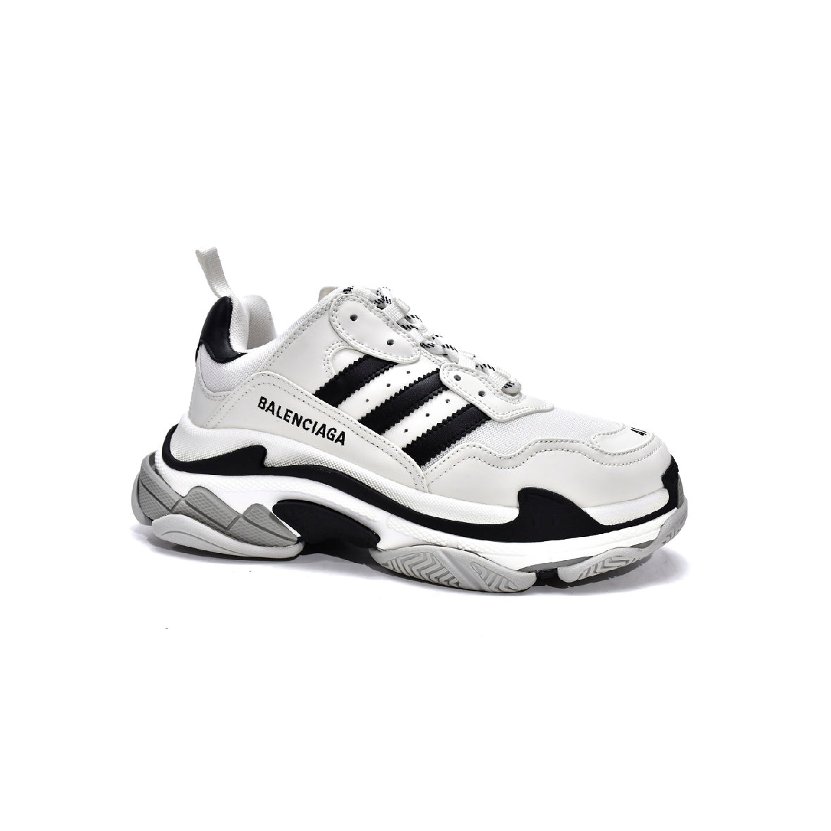 Balenciaga x adidas Triple S Baskets Blanc Homme Femme - 2