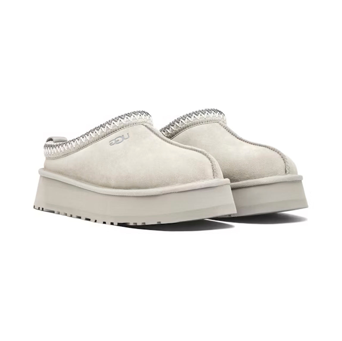 UGG Tazz Seal Chausson Plateforme Gris Marron Femme - 2
