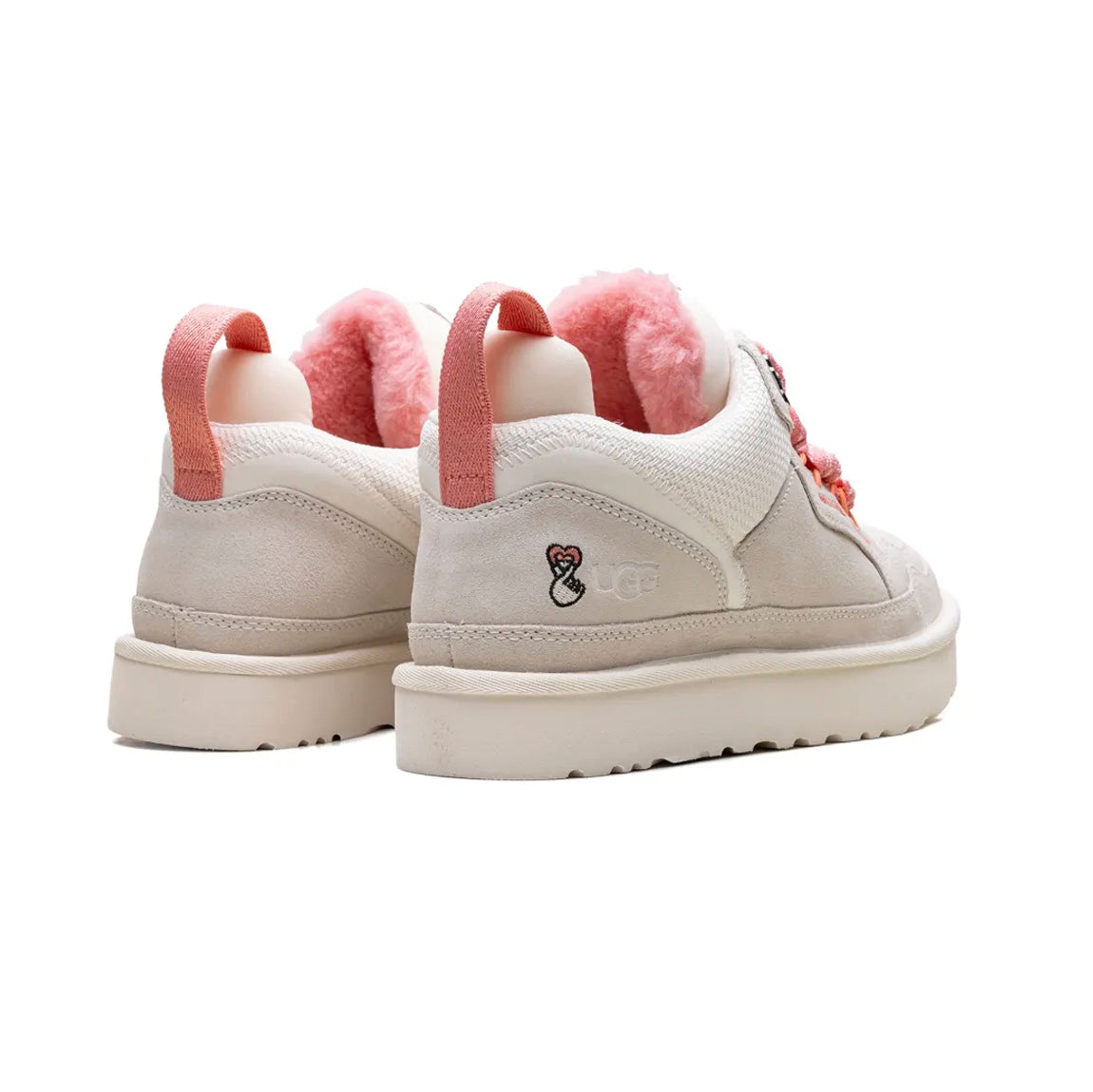 UGG Lowmel Love '25 Jasmine Tropical Pink Basket Blanc Rose Femme - 3