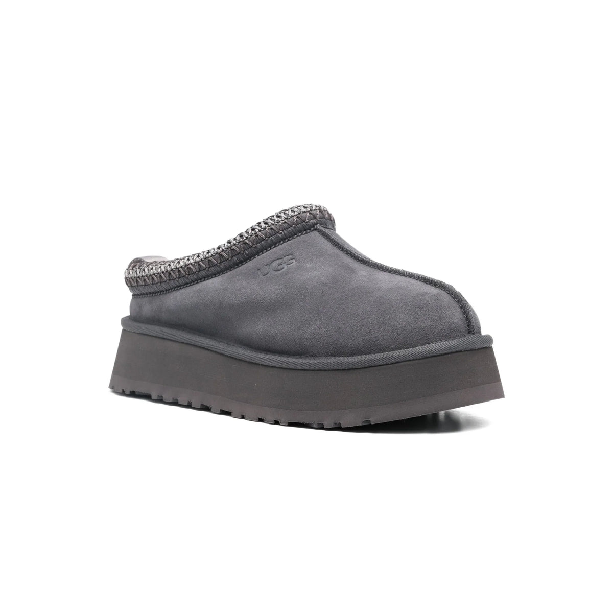 UGG Tazz II Obsidian Chausson Plateforme Noir Gris Femme - 2