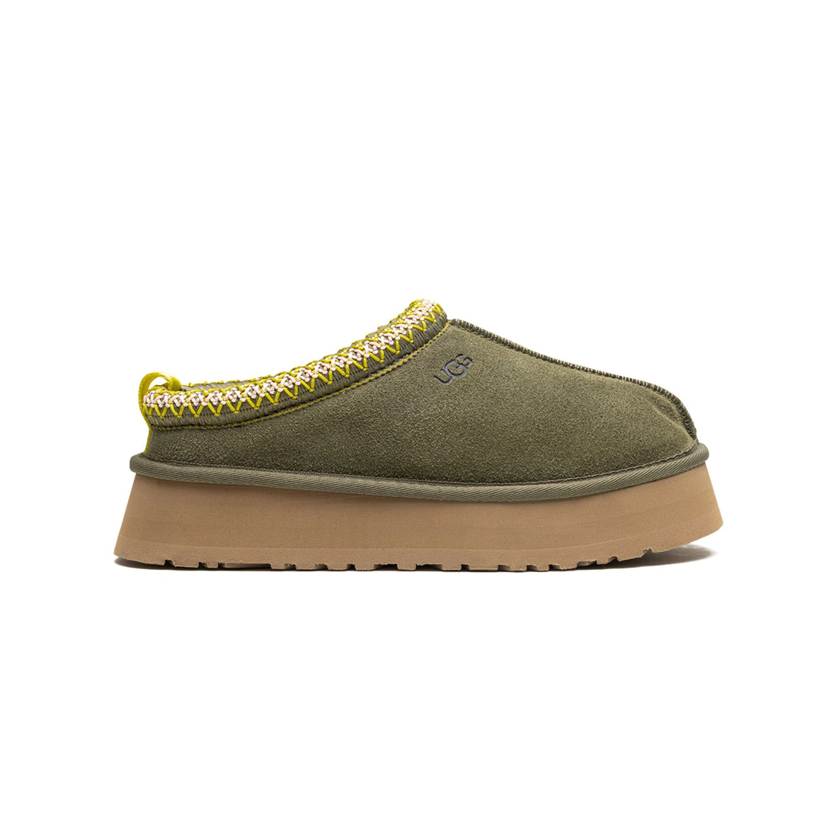 UGG Tazz Burnt Olive Chausson Plateforme Vert Femme - 1