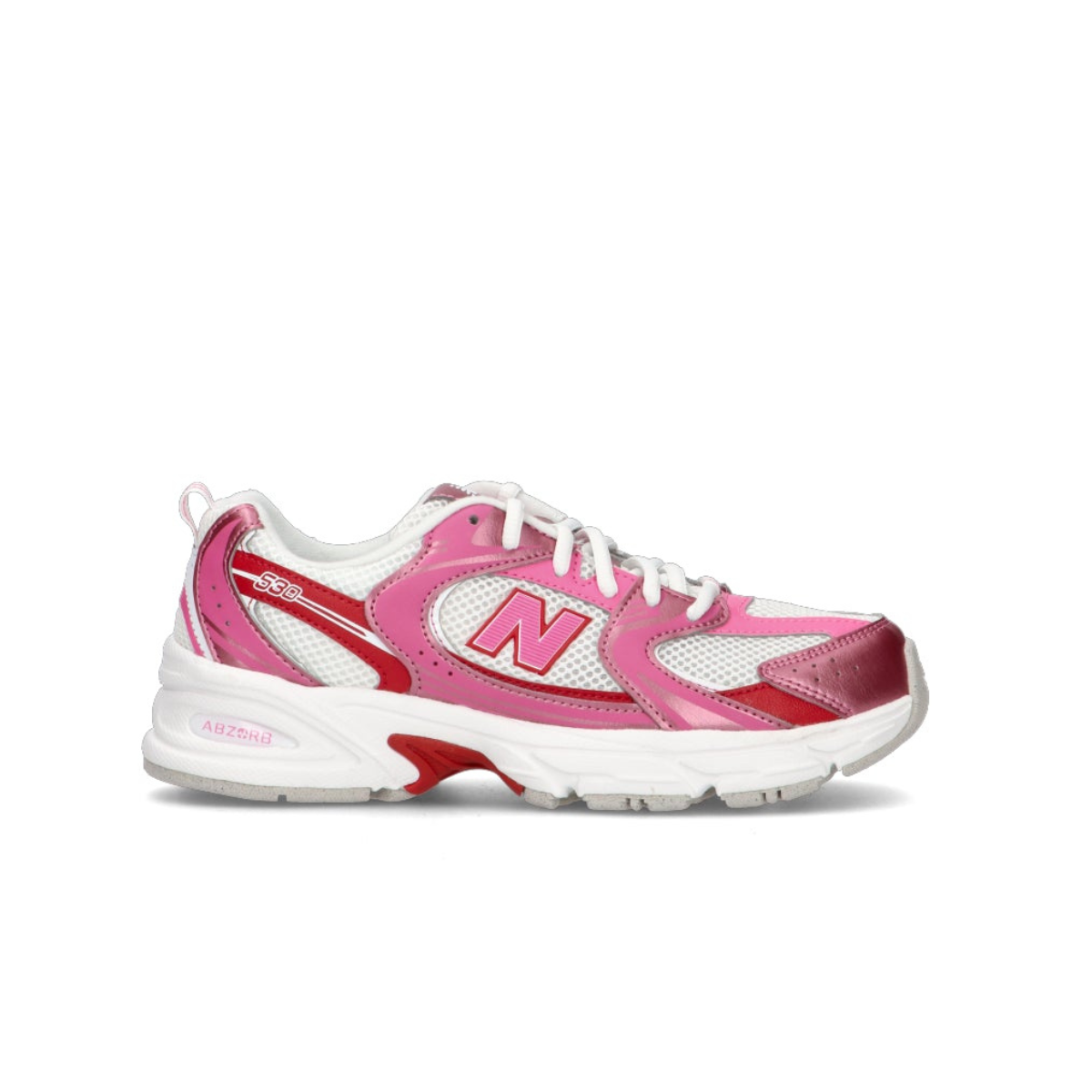 New Balance 530 Baskets Rouge Rose Enfant P5304GR - 1