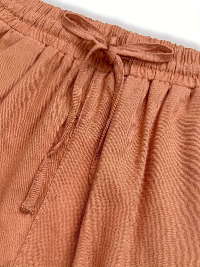 Tina - Pantalon femme en lin coupe relax