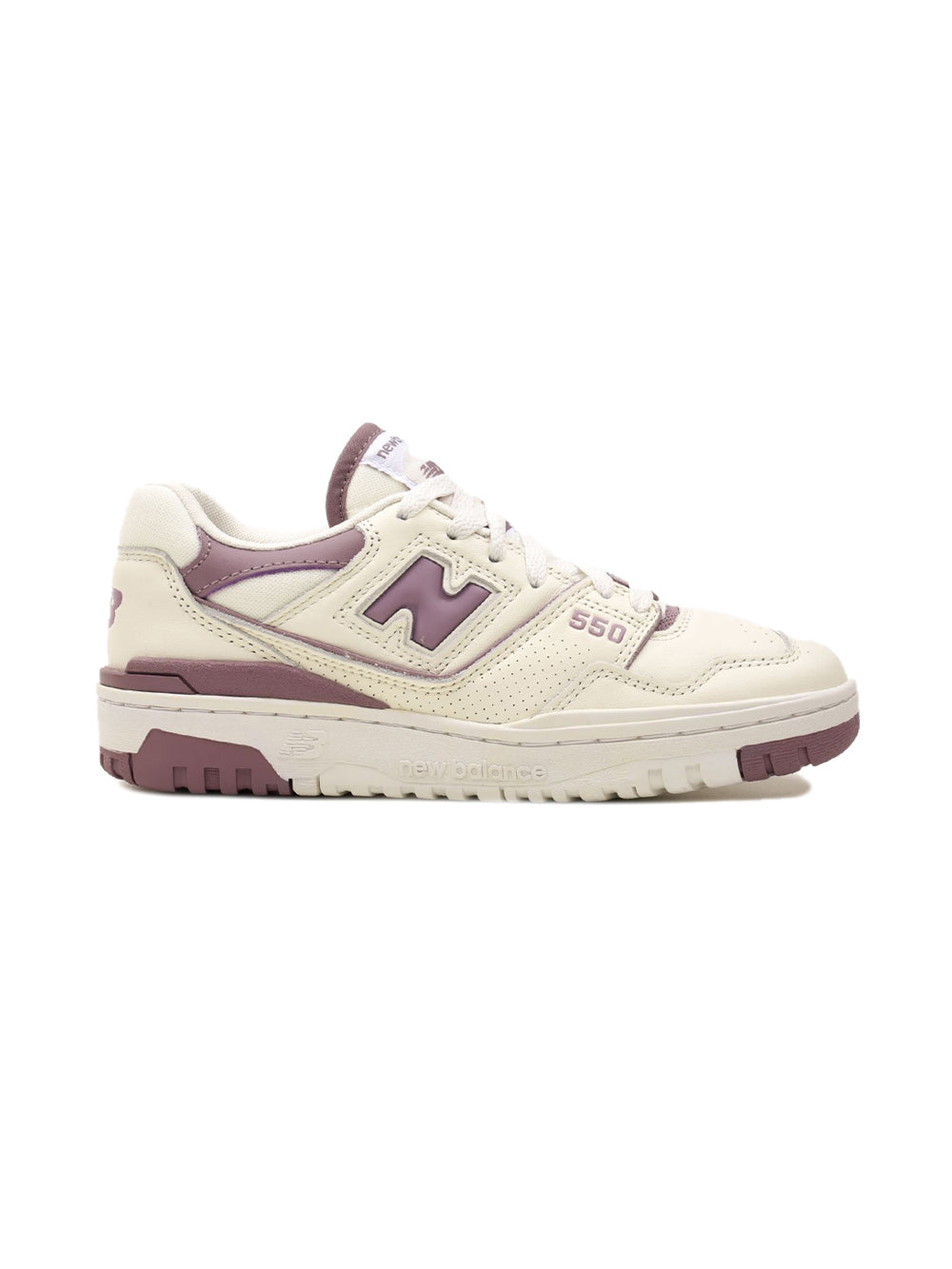 New Balance 550 Sea Salt Pink Baskets Blanc Rose Femme - 1