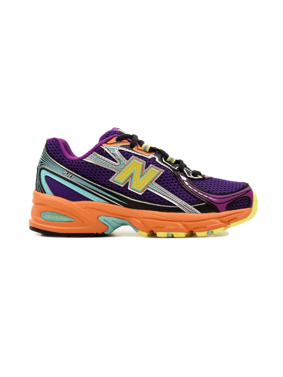 New Balance 740 Baskets Jaune Violet Homme Femme - 1