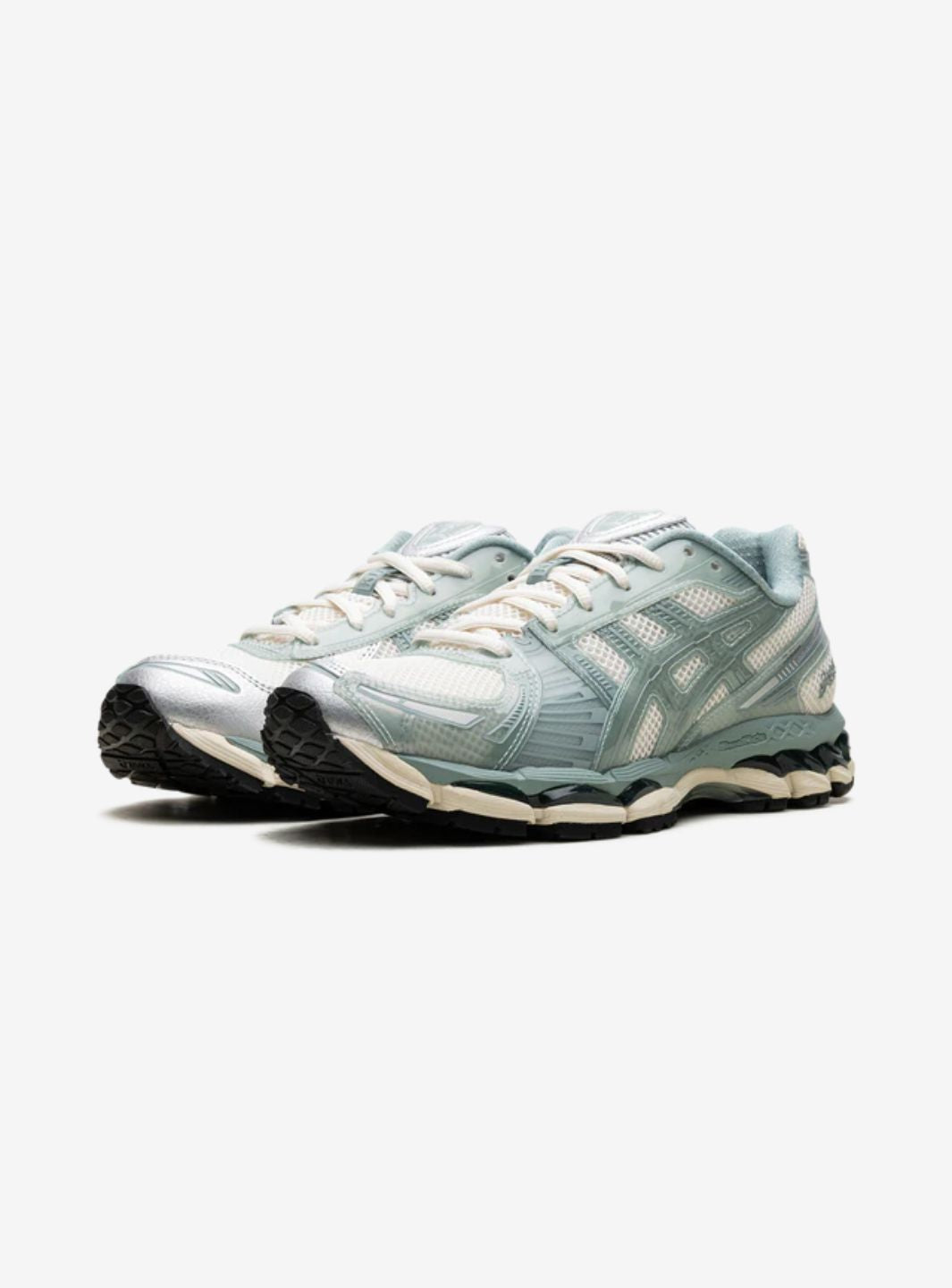 ASICS Gel-Kayano 12.1 x Kith Cream Sage Baskets Crème Vert Homme Femme - 2