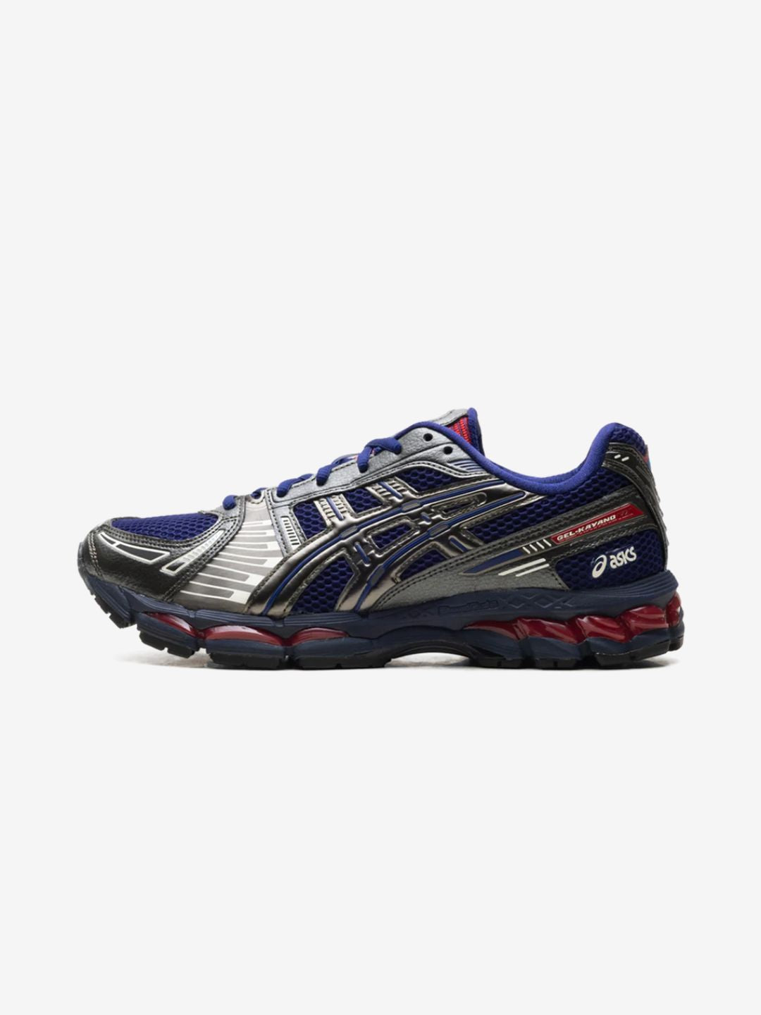 ASICS Gel-Kayano 12.1 x Kith Marvel Captain America Baskets Bleu Gris Mixte - 1