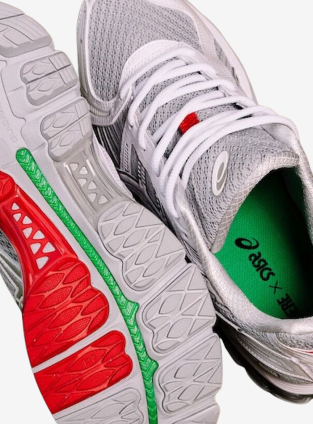 ASICS Gel-Kayano 12.1 x Up There Natsukashii Glacier Baskets Gris Mixte - 3