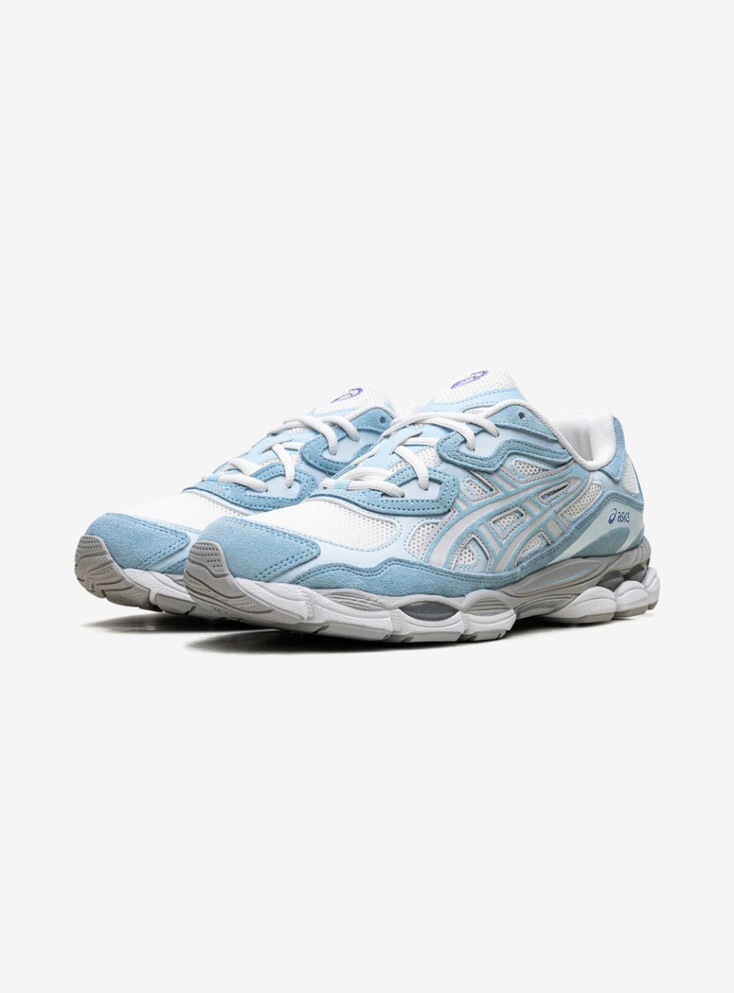 ASICS Gel-NYC Cream Arctic Sky Baskets Crème Bleu Clair Homme Femme - 2