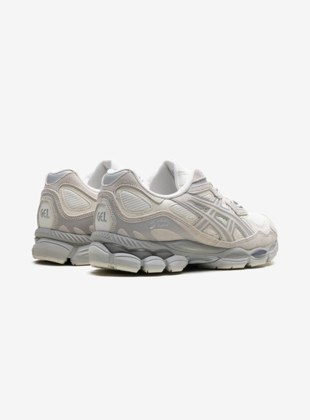 ASICS Gel-NYC Cream Grey Baskets Crème Gris Homme Femme - 3