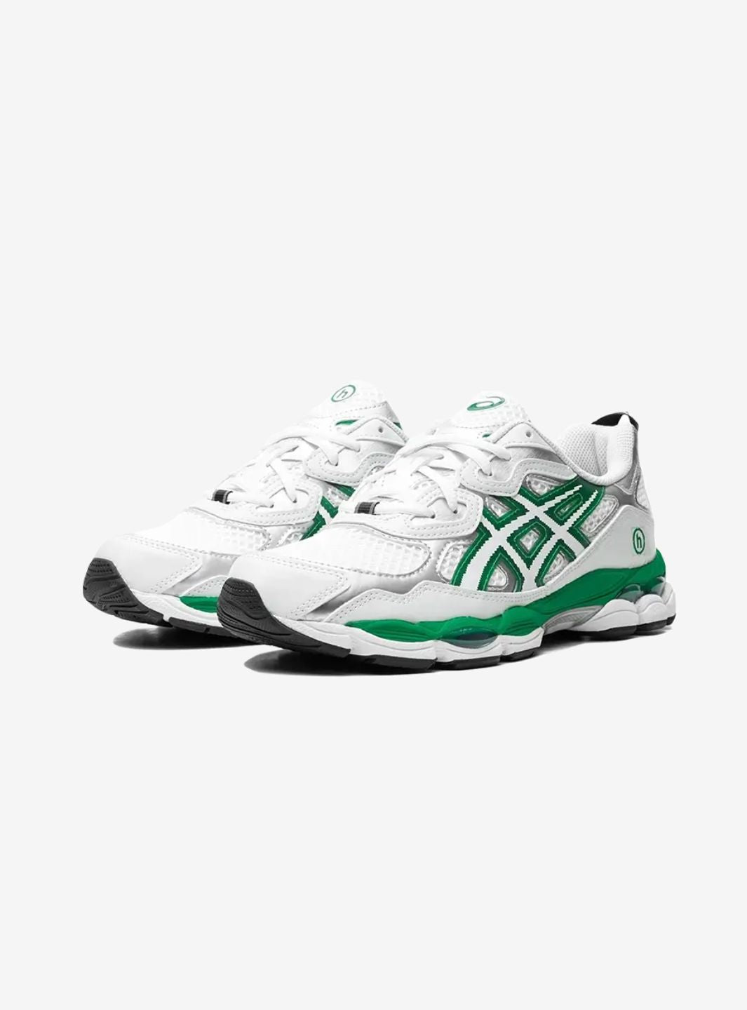 ASICS Gel-NYC x Hidden NY White Green Baskets Blanc Vert Homme Femme - 2