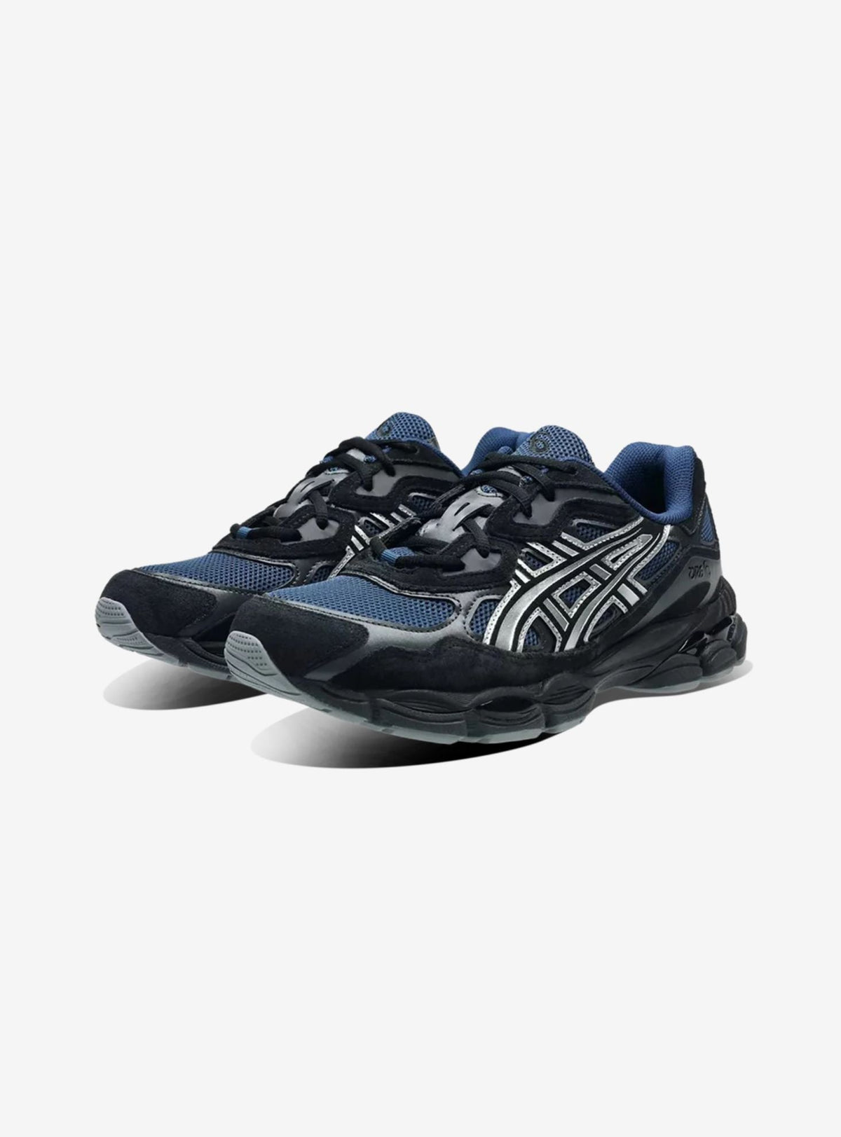ASICS Gel-NYC Independence Blue Pure Silver Baskets Bleu Marine Mixte - 2