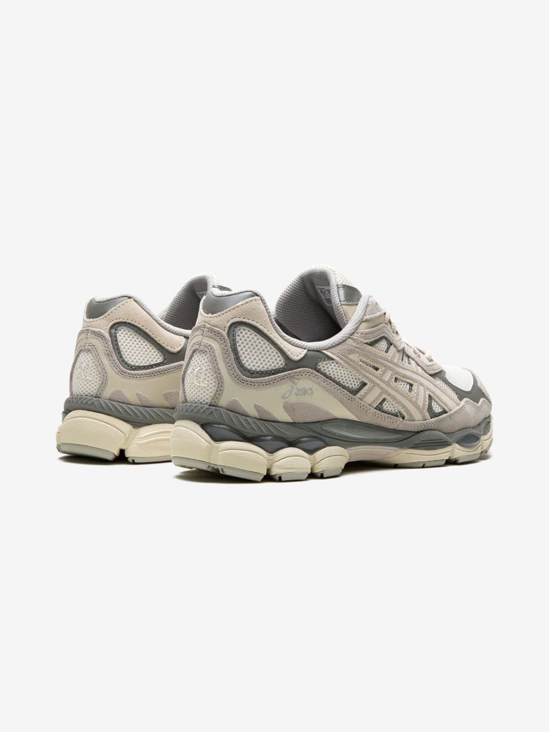 ASICS Gel-NYC Cream Oyster Grey Baskets Crème Gris Homme Femme - 3