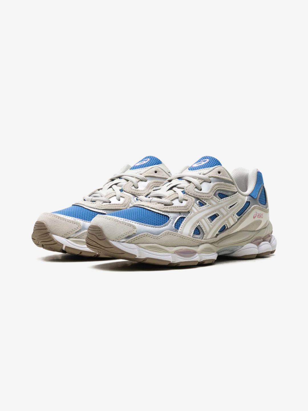 ASICS Gel-NYC Polar Night Cream Baskets Bleu Marine Crème Homme Femme - 2