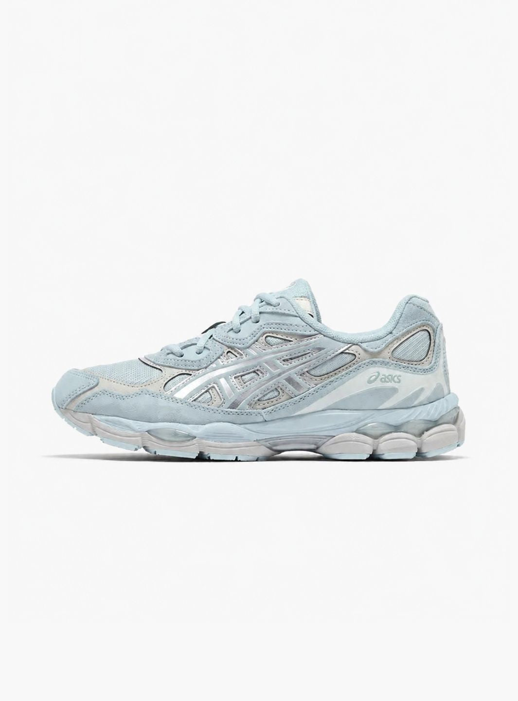 ASICS Gel-NYC Storm Cloud Pure Silver Baskets Bleu Argent Homme Femme - 1