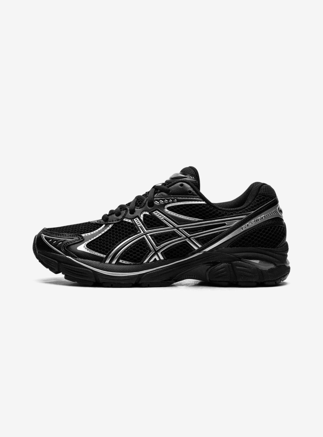 ASICS GT-2160 Black Pure Silver Baskets Noir Argent Homme Femme - 1