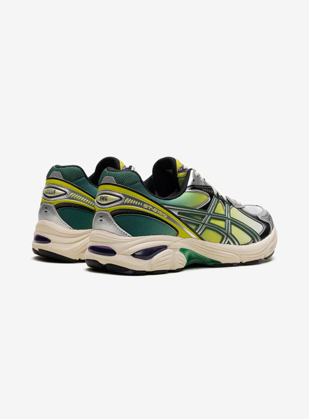 ASICS GT-2160 x Kith Marvel Villains Green Goblin Baskets Vert Argent Mixte - 3