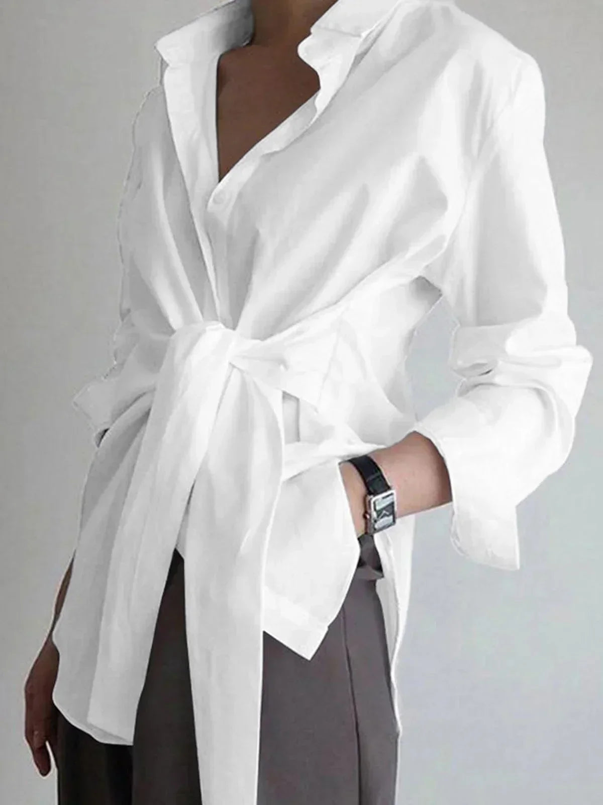 Chloé - Top femme à ceinture oversize