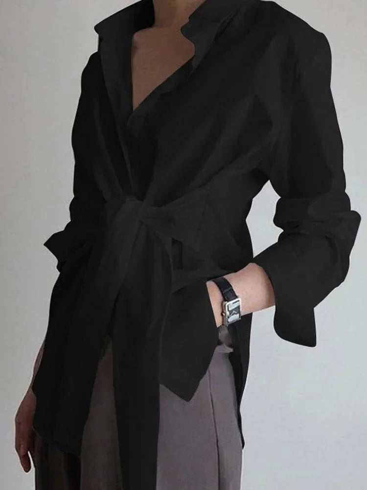 Chloé - Top femme à ceinture oversize