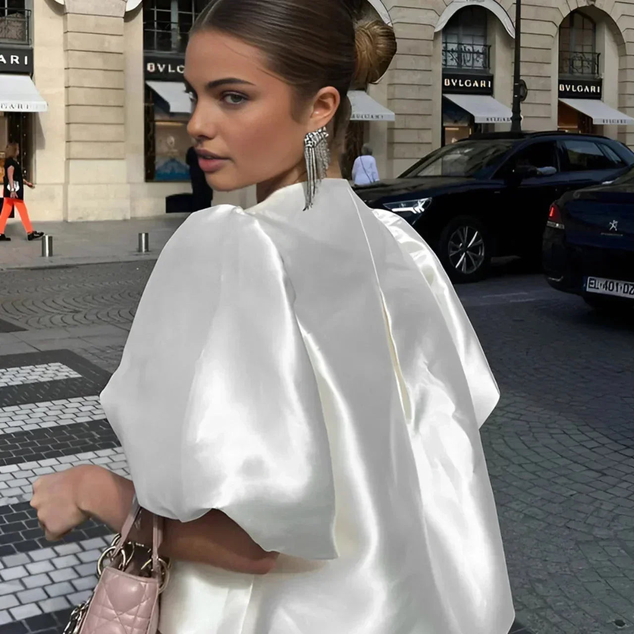Lina - Top femme à manches