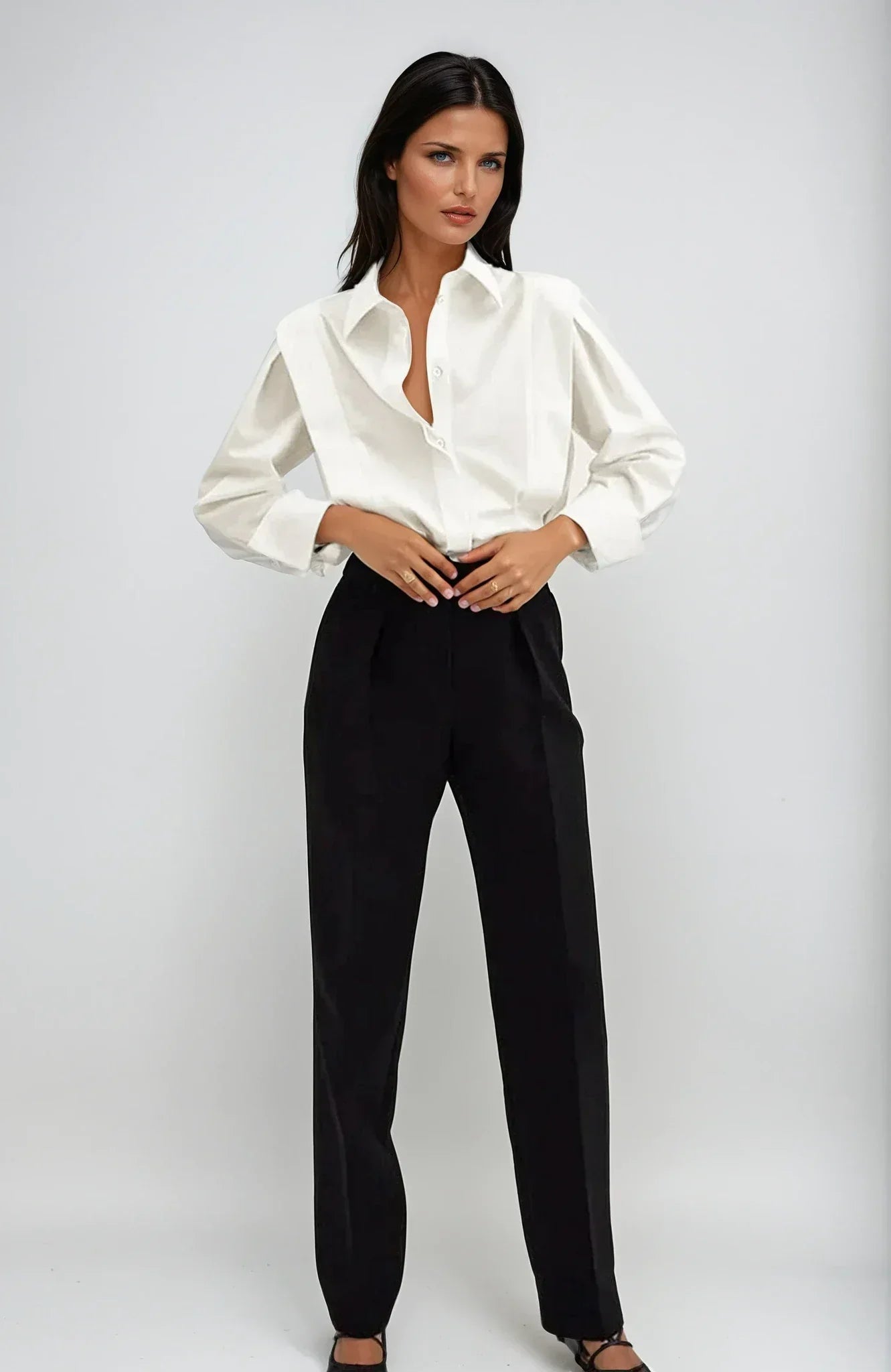 Manon - Top femme à boutons