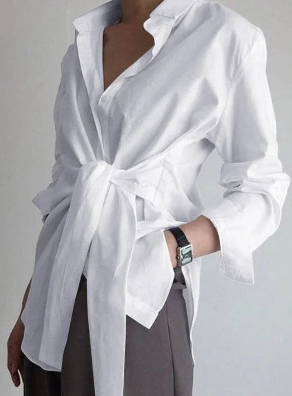Nora - Top femme élégant à ceinture