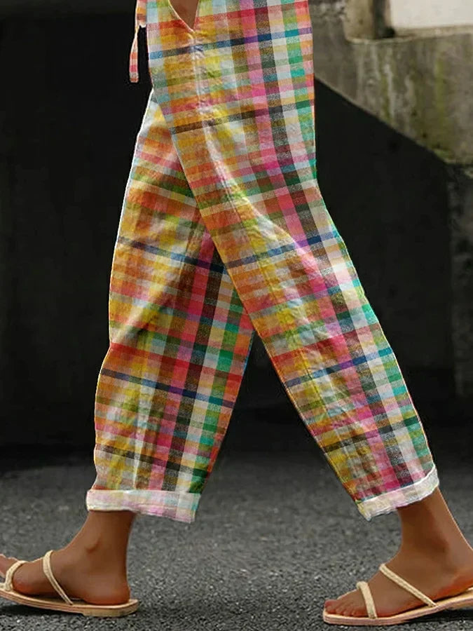 Zenaria - Pantalon femme à rayures