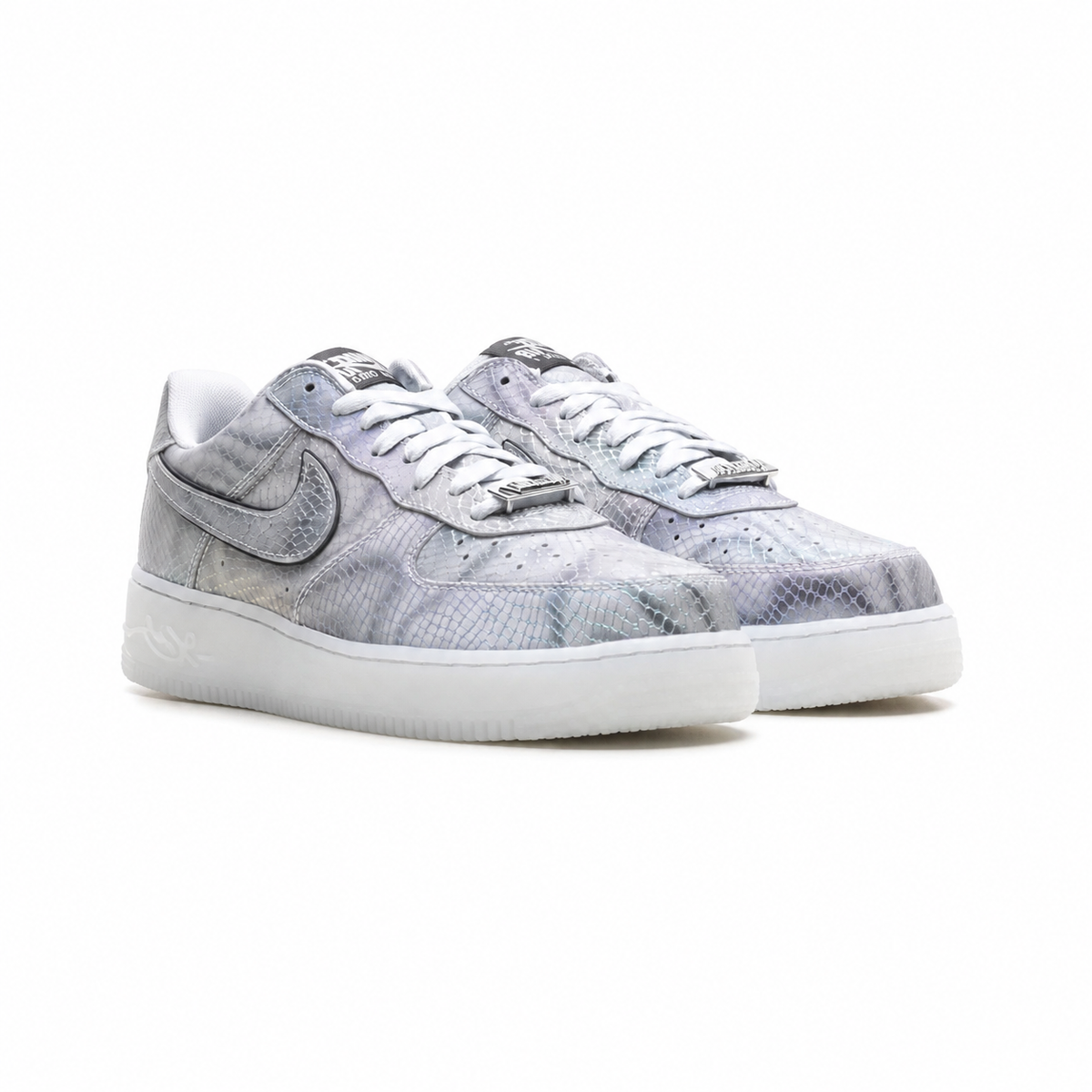 Nike Air Force 1 Low Protro Kobe Bryant Lenticular Baskets Argent Mixte - 2