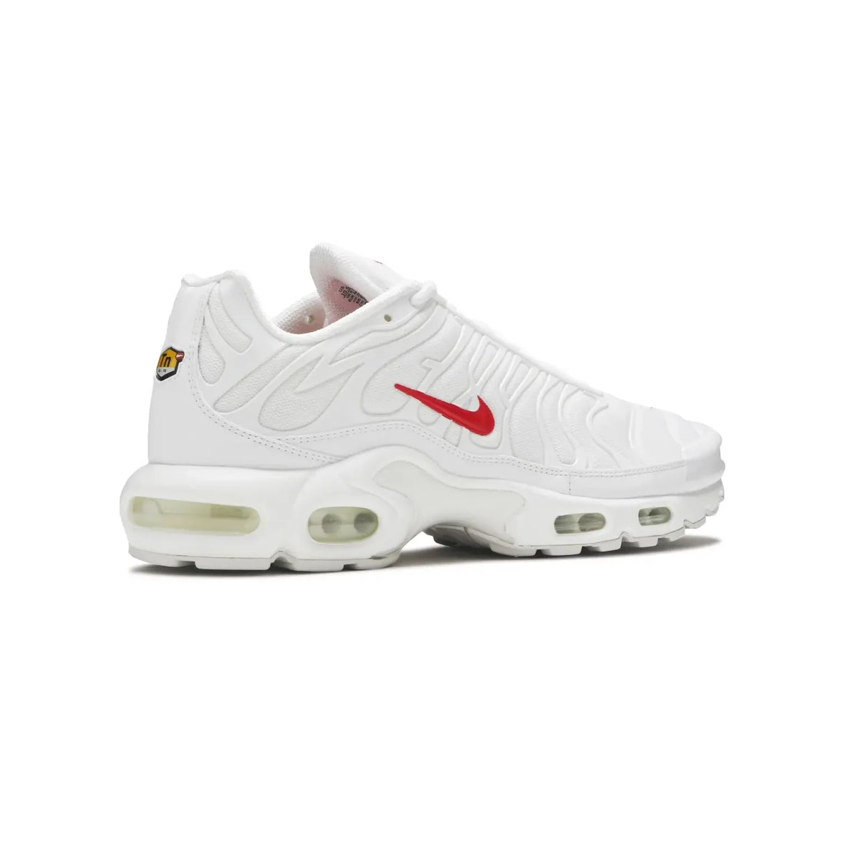 Nike Air Max Plus x Supreme White Speed Red Baskets Blanc Rouge Homme Femme - 3