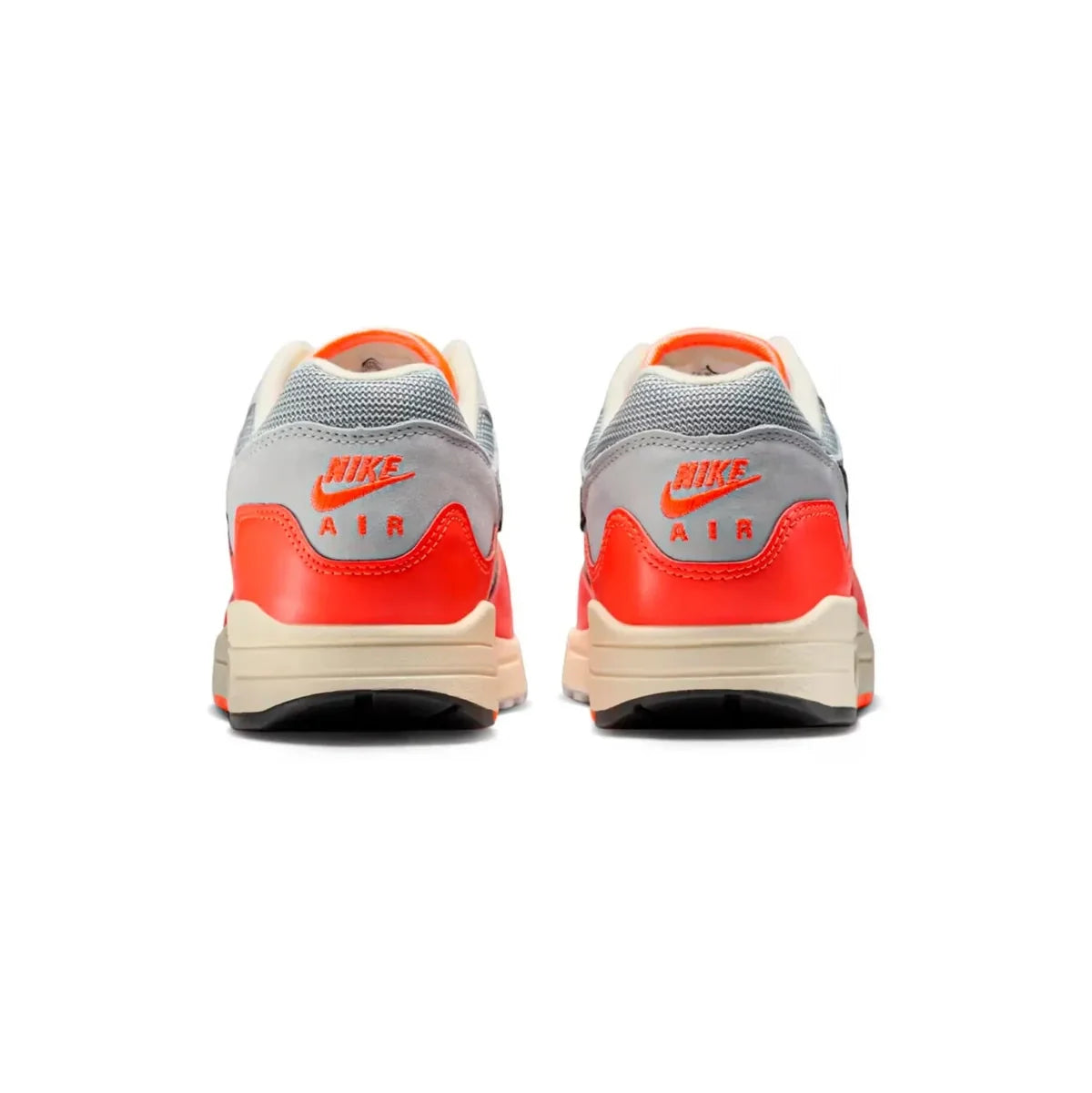 Nike Air Max 1 x Patta Waves Hyper Crimson Pure Platinum Baskets Orange Rouge Mixte - 3