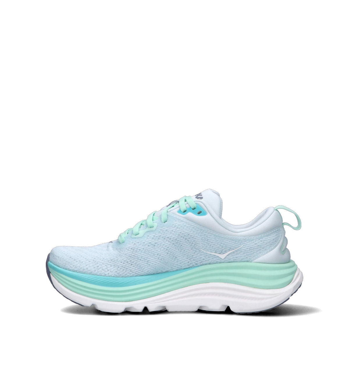 Hoka Gaviota 5 Chaussures Running Stabilité Blanc Bleu Femme - 4