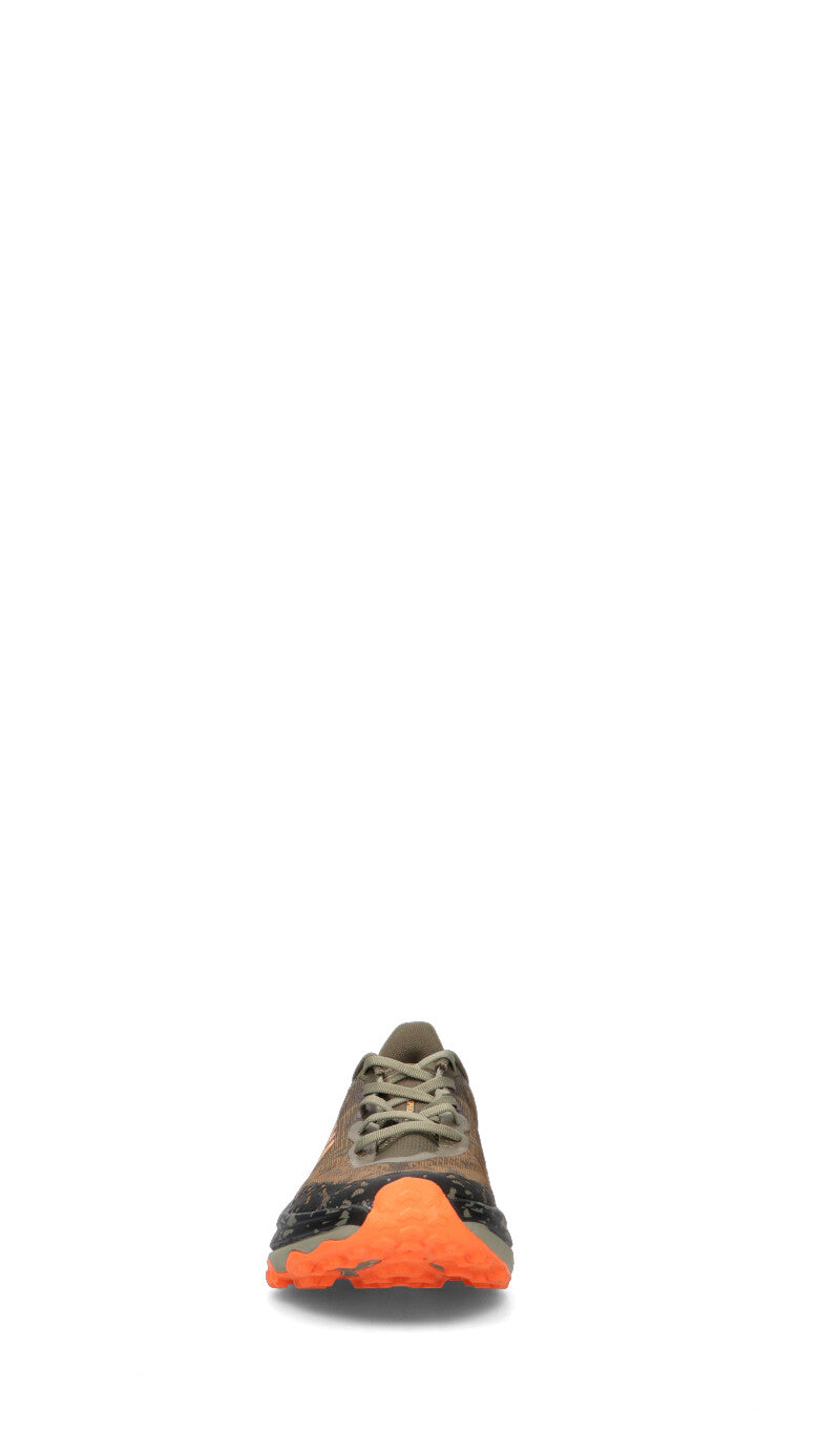 Hoka Speedgoat 6 Chaussures Trail Running Vert Orange Homme - 3
