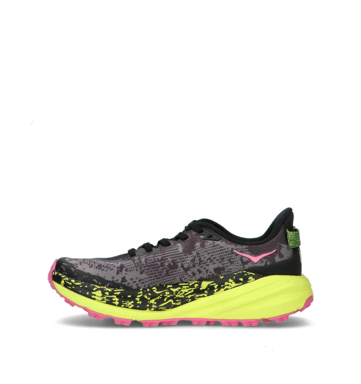 Hoka Speedgoat 6 Chaussures Trail Running Noir Jaune Femme - 4