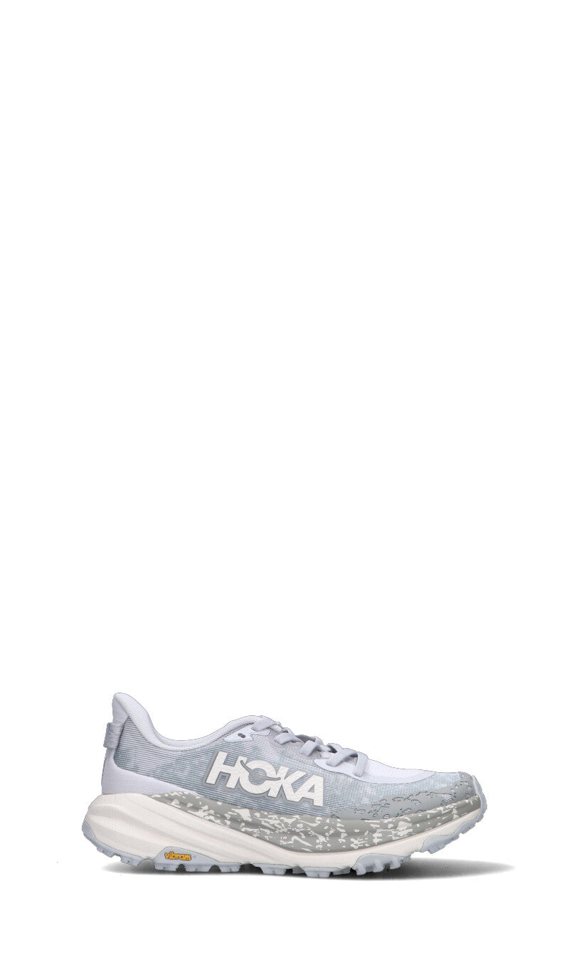Hoka Speedgoat 6 Chaussures Trail Running Gris Blanc Femme - 1