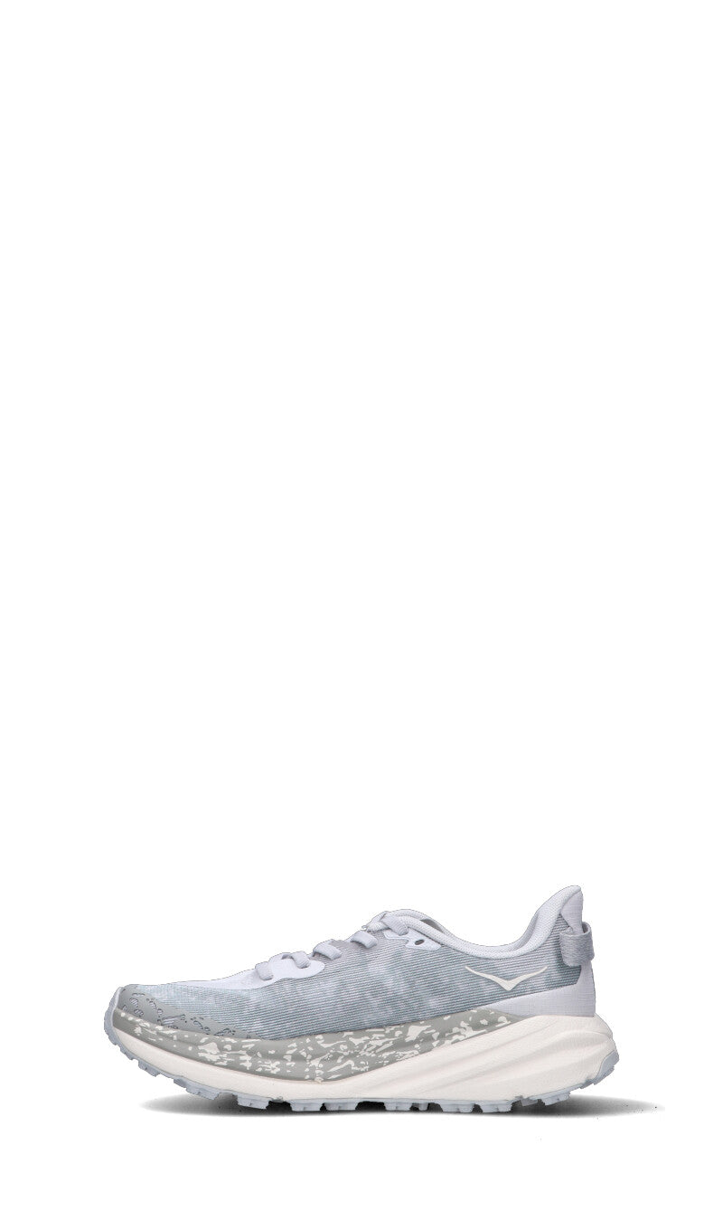 Hoka Speedgoat 6 Chaussures Trail Running Gris Blanc Femme - 4