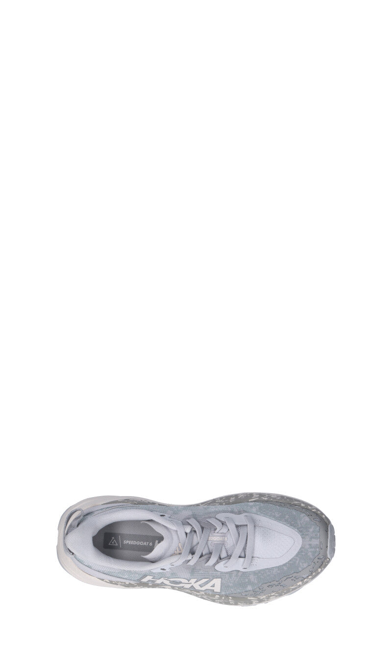 Hoka Speedgoat 6 Chaussures Trail Running Gris Blanc Femme - 5