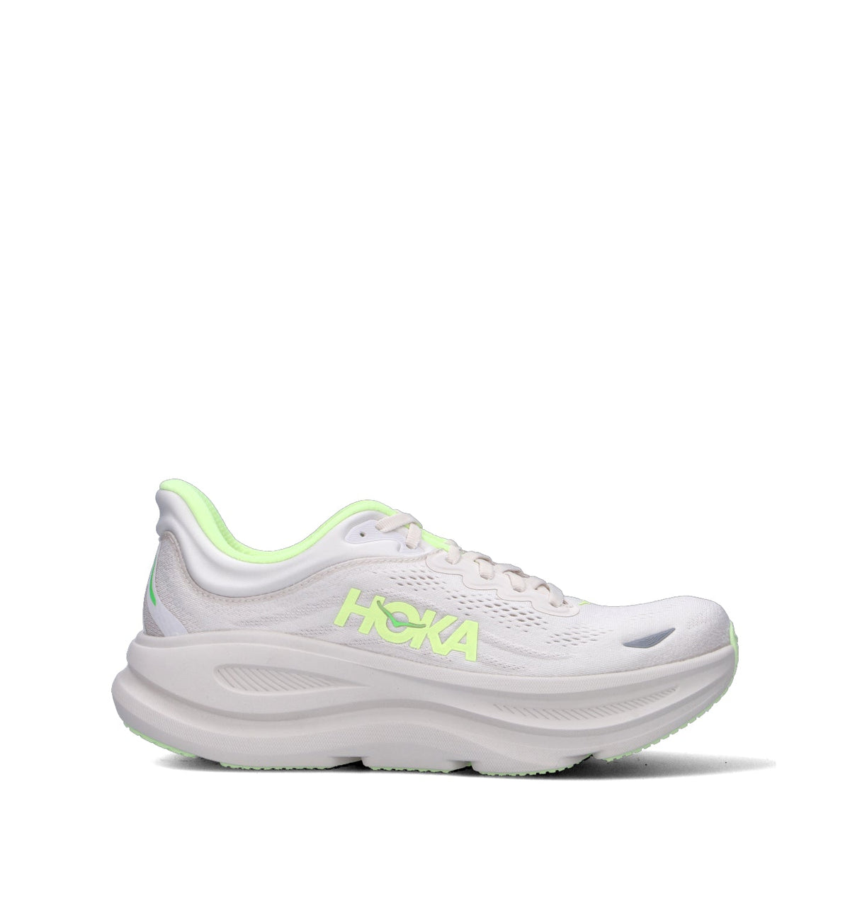 Hoka Bondi 9 Chaussures Running Gris Jaune Homme - 1