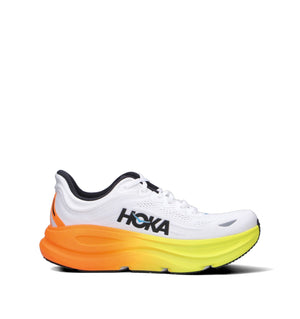 Hoka Bondi 9 Chaussures Running Blanc Orange Homme - 1