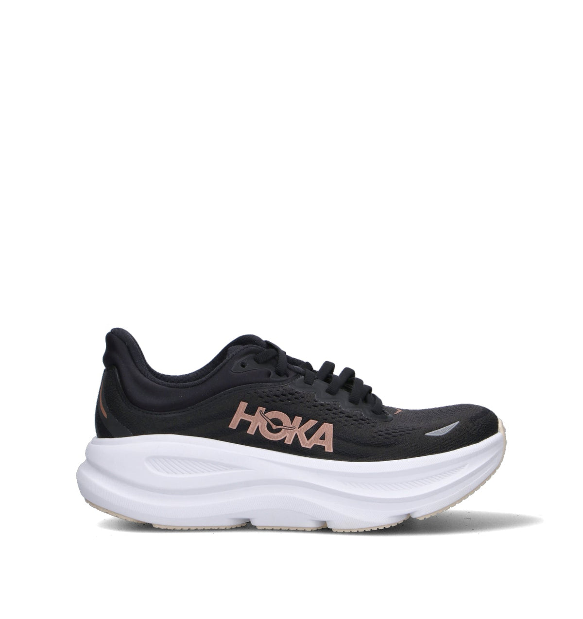 Hoka Bondi 9 Chaussures Running Noir Or Femme - 1