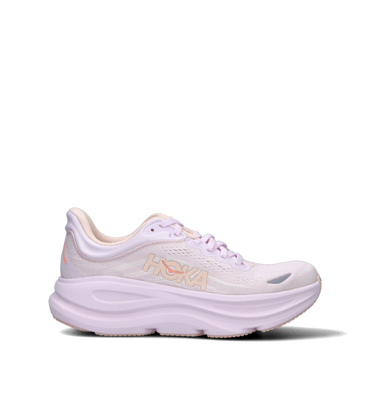 Hoka Bondi 9 Chaussures Running Violet Orange Femme - 1
