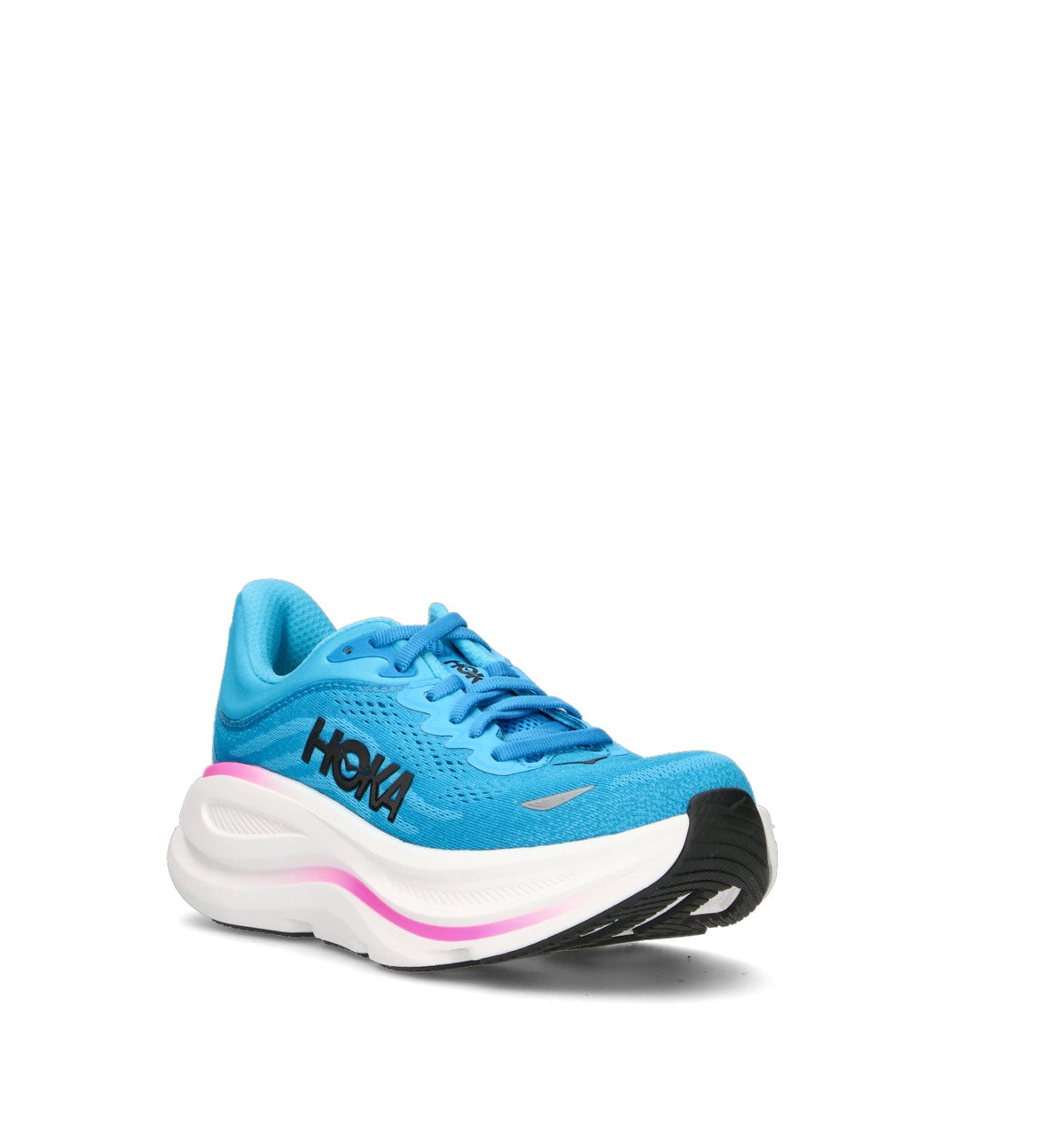 Hoka Bondi 9 Chaussures Running Bleu Rose Femme - 2