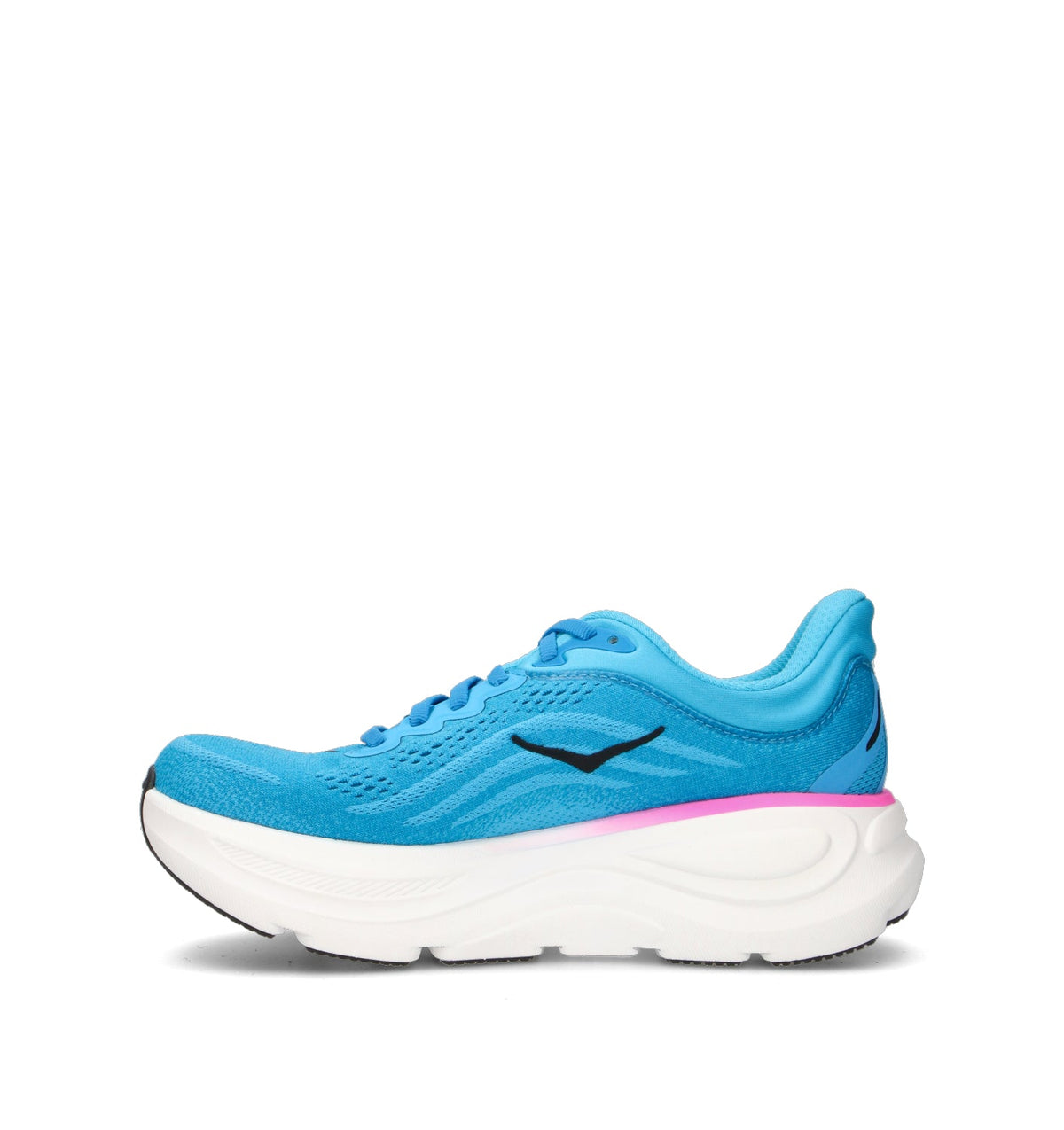 Hoka Bondi 9 Chaussures Running Bleu Rose Femme - 4