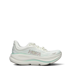 Hoka Bondi 9 Chaussures Running Beige Turquoise Femme - 1