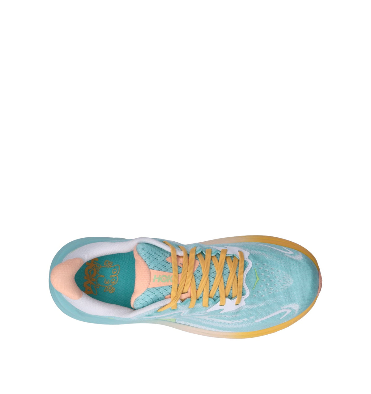 Hoka Clifton 10 Chaussures Running Bleu Blanc Homme - 5