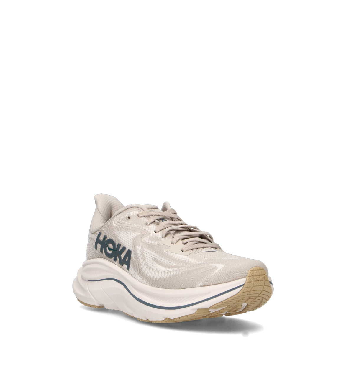 Hoka Clifton 10 Chaussures Running Gris Beige Homme - 2