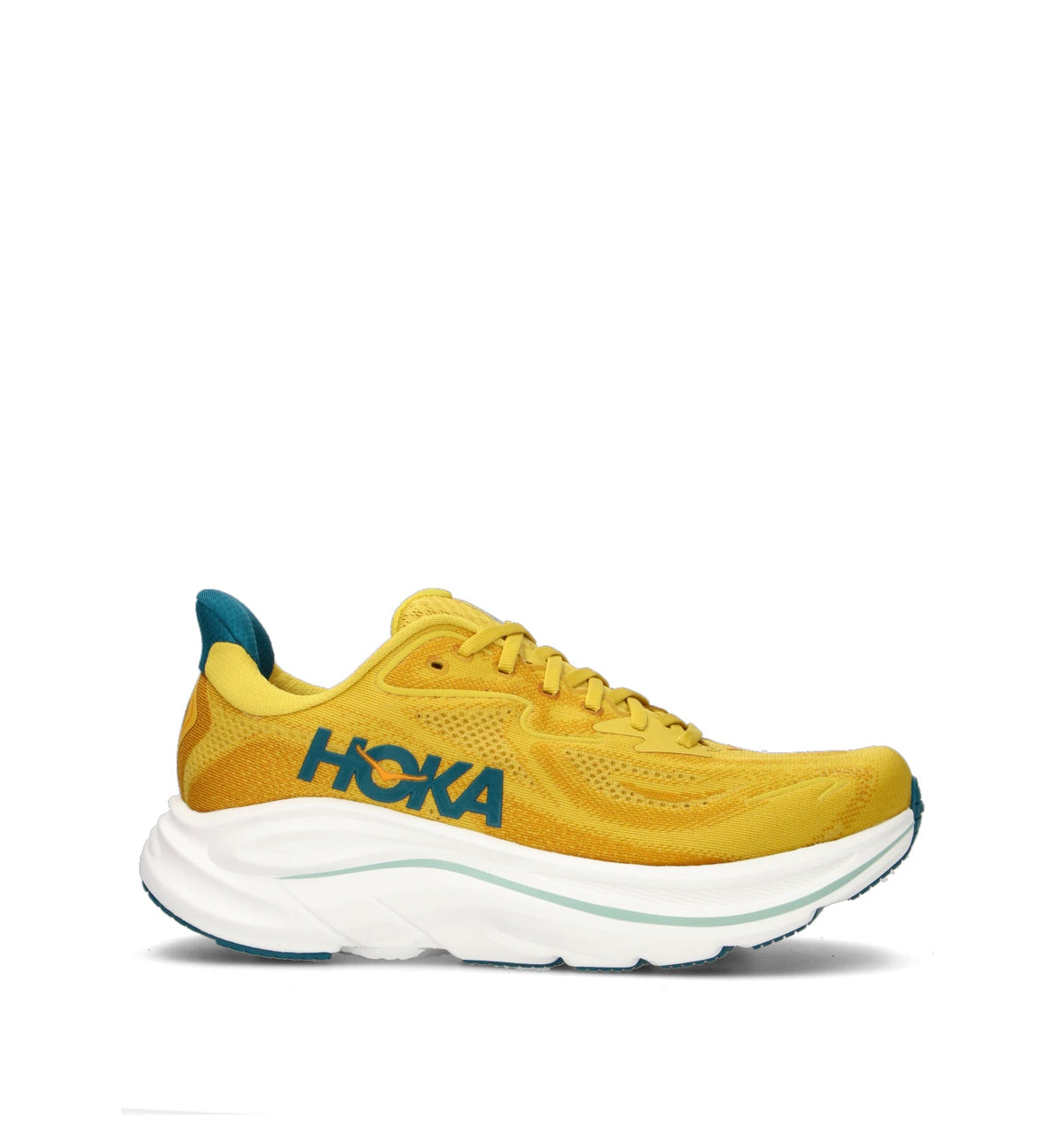Hoka Clifton 10 Chaussures Running Jaune Bleu Homme - 1
