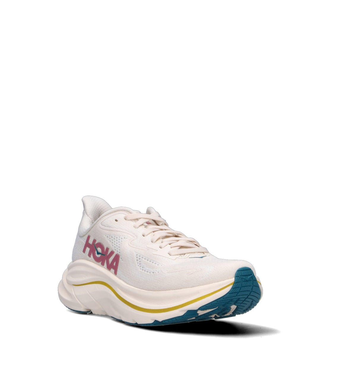 Hoka Clifton 10 Chaussures Running Beige Blanc Femme - 2