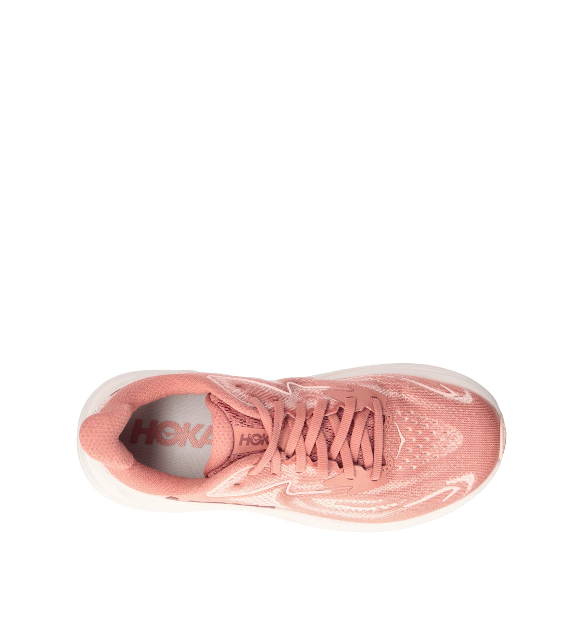 Hoka Clifton 10 Chaussures Running Rose Beige Femme - 5