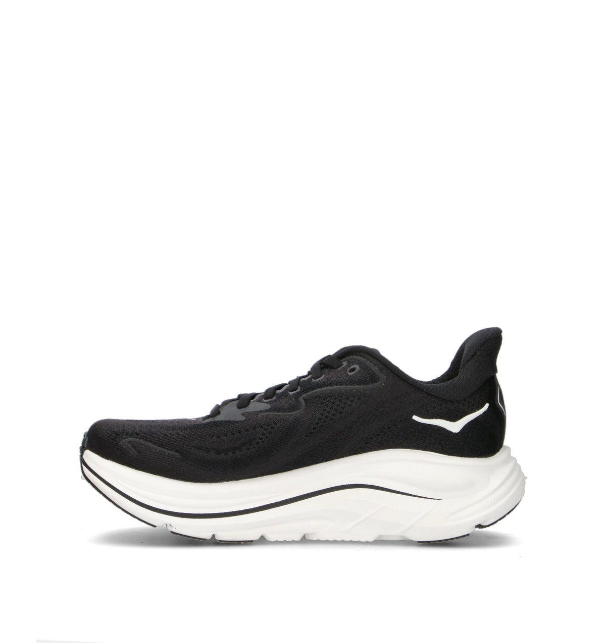Hoka Clifton 10 Chaussures Running Noir Blanc Femme - 4