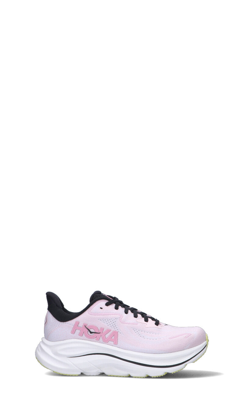 Hoka Clifton 10 Chaussures Running Rose Jaune Femme - 1